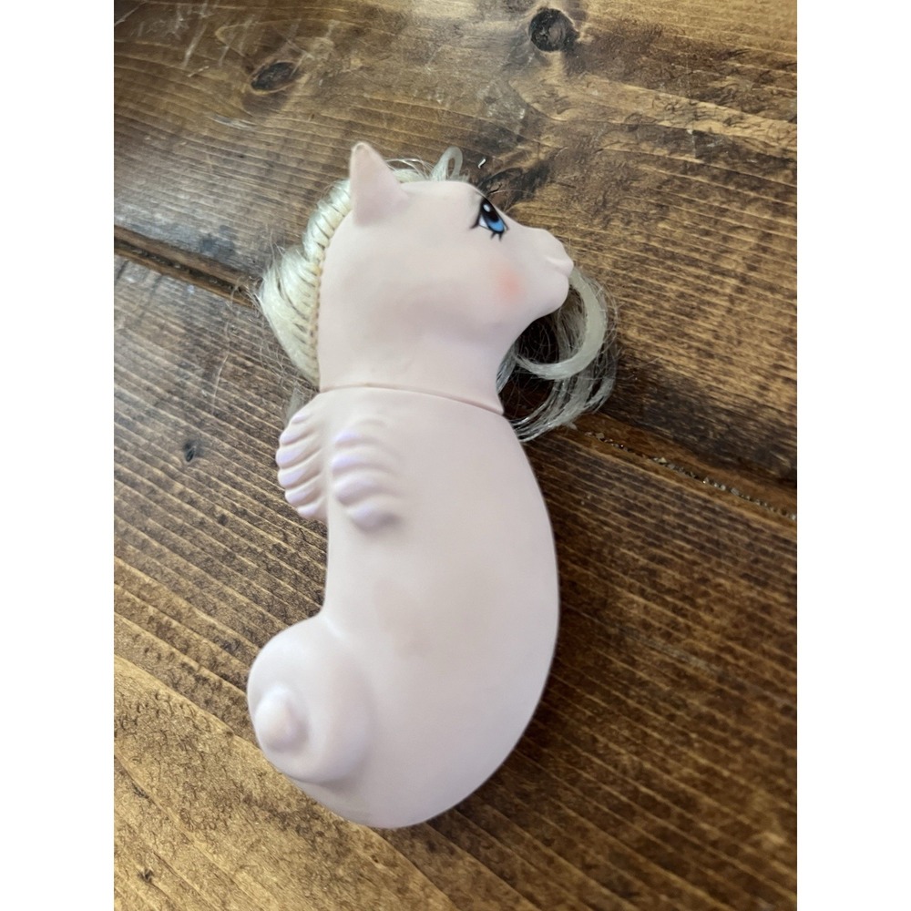 Vintage Hasbro 1980s 80s G1 MLP My Little Sea Pony BABY SURF RIDER Toy (A)